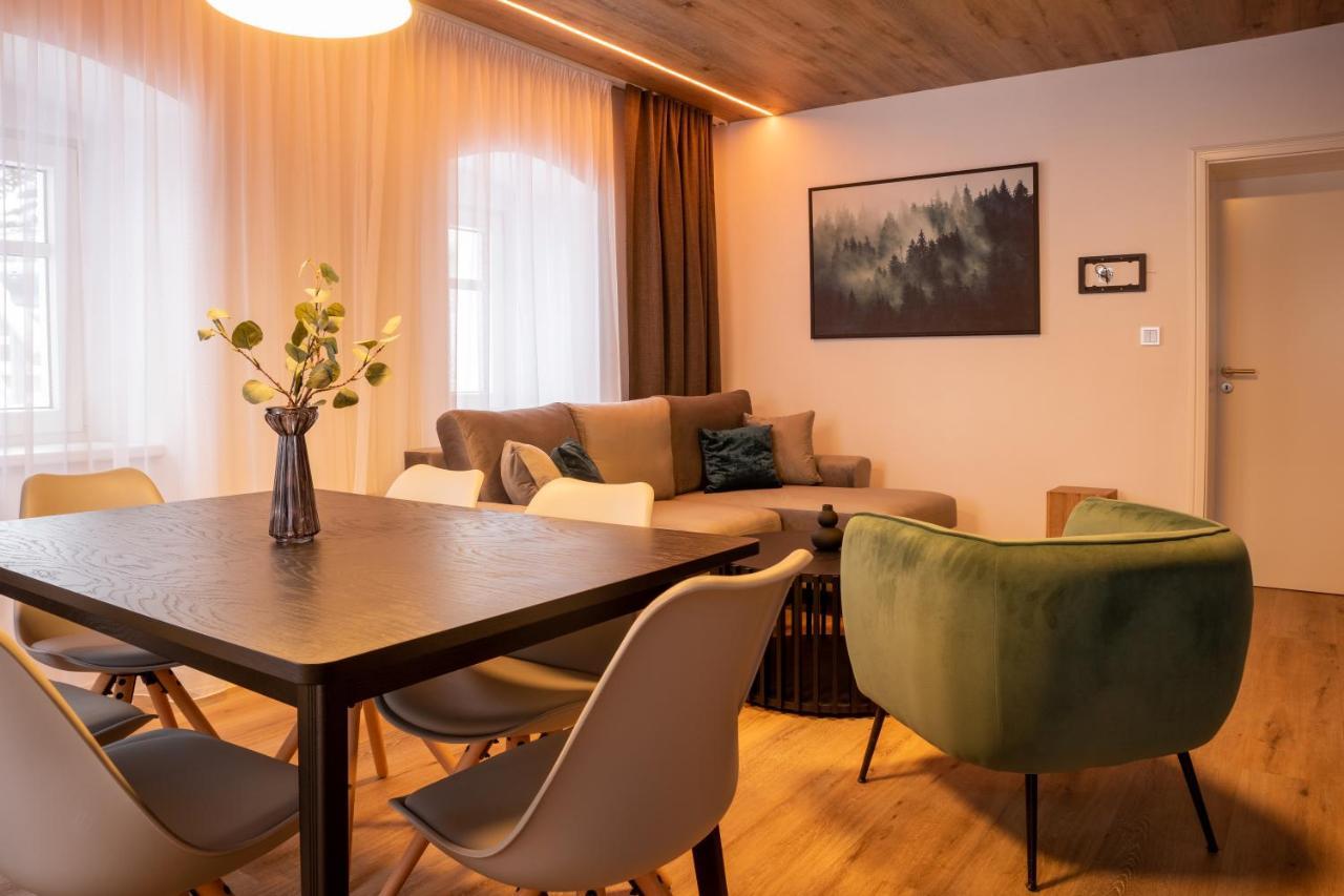 Loučná pod KlínovcemHillside No. 18アパートメント エクステリア 写真